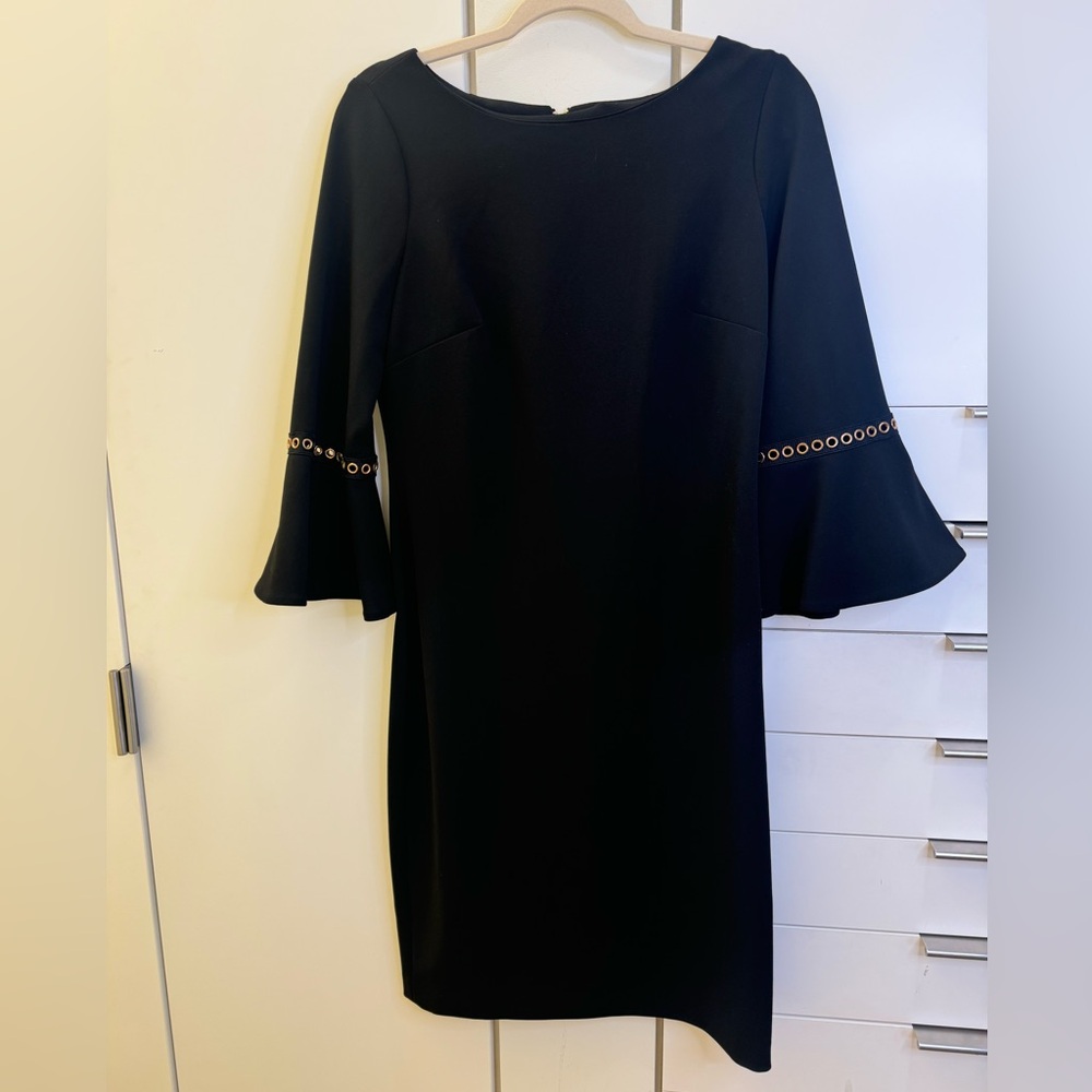 Calvin Klein midi black dress